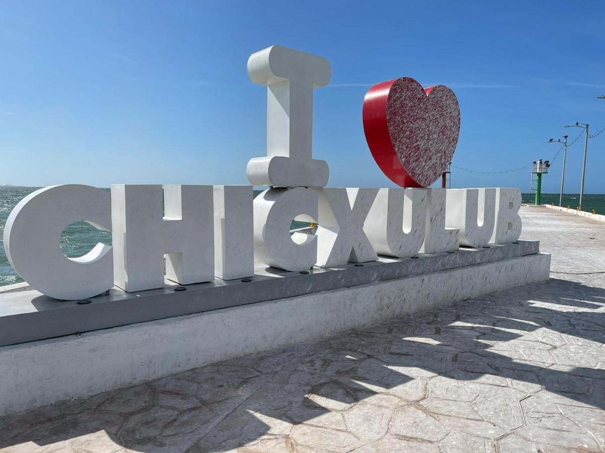 Casa Con Piscina En Chixchulub A 100 M De La Playa Villa Pueblo Pueblo Chicxulub Exteriör bild