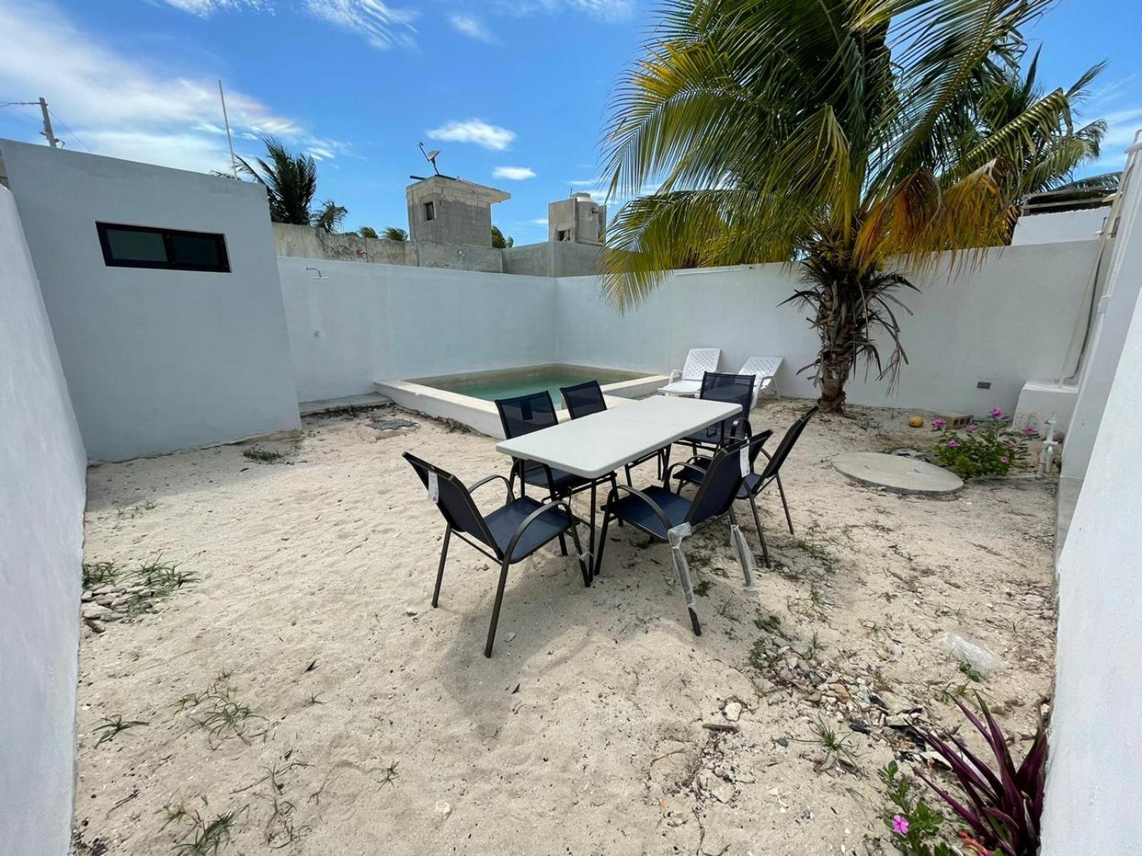 Casa Con Piscina En Chixchulub A 100 M De La Playa Villa Pueblo Pueblo Chicxulub Exteriör bild