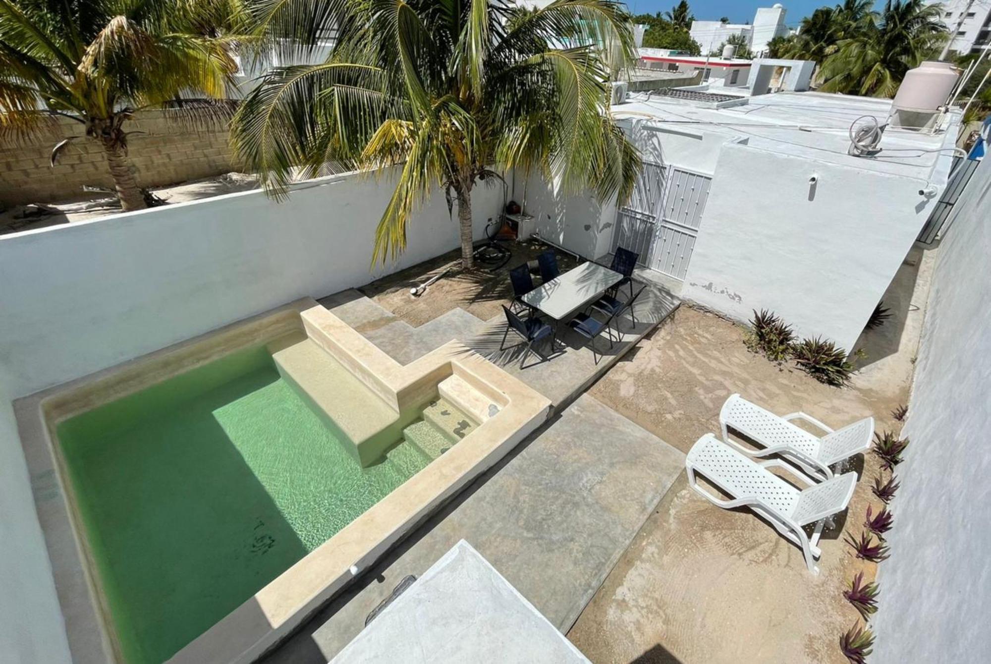 Casa Con Piscina En Chixchulub A 100 M De La Playa Villa Pueblo Pueblo Chicxulub Exteriör bild